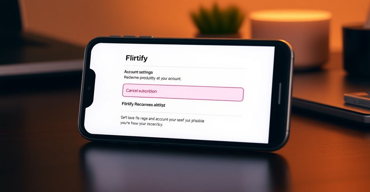 Wat betekent opzeggen bij Flirtify precies?